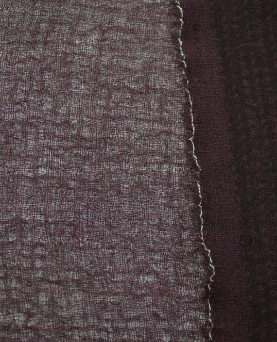 Ткань Шерсть Плательная 2010 цвет фиолетовый картинка 2