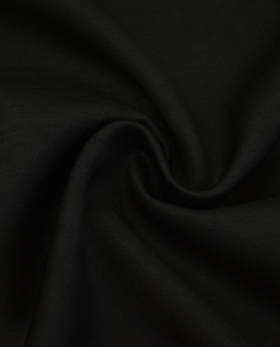 Ткань Шерсть Костюмная (БРАК) 2019 цвет черный картинка