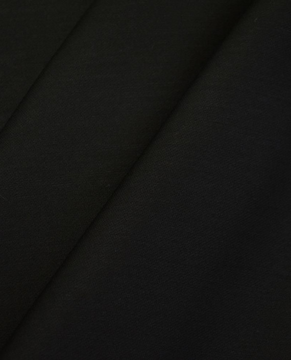 Ткань Шерсть Костюмная (БРАК) 2019 цвет черный картинка 1