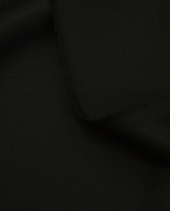 Ткань Шерсть Костюмная 2022 цвет черный картинка 2