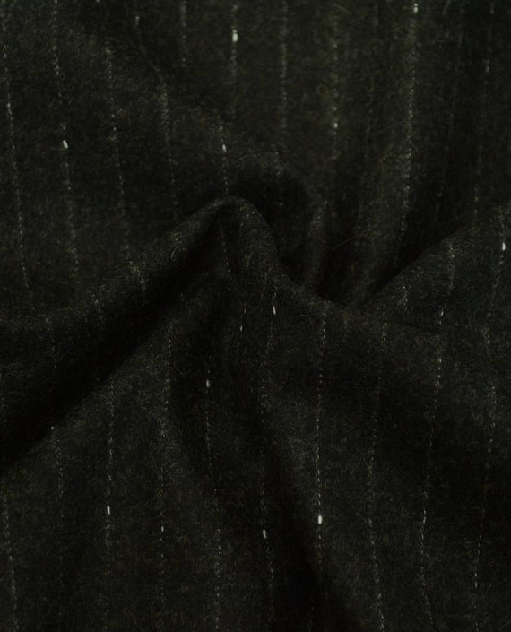 Ткань Шерсть Костюмная 2024 цвет серый полоска картинка