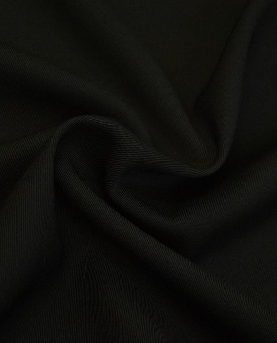Ткань Шерсть Костюмная 2026 цвет черный картинка