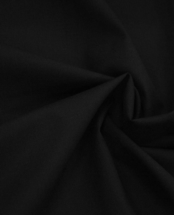 Ткань Шерсть Костюмная 2037 цвет черный картинка