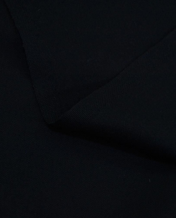 Ткань Шерсть Костюмная 2043 цвет черный картинка 1