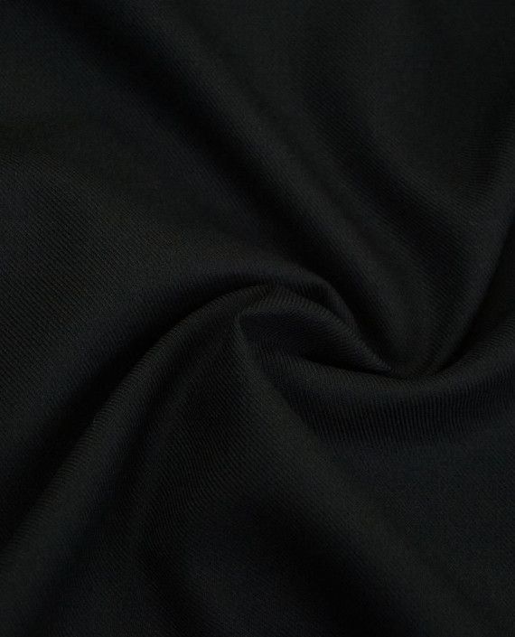 Ткань Шерсть Костюмная 2047 цвет черный картинка