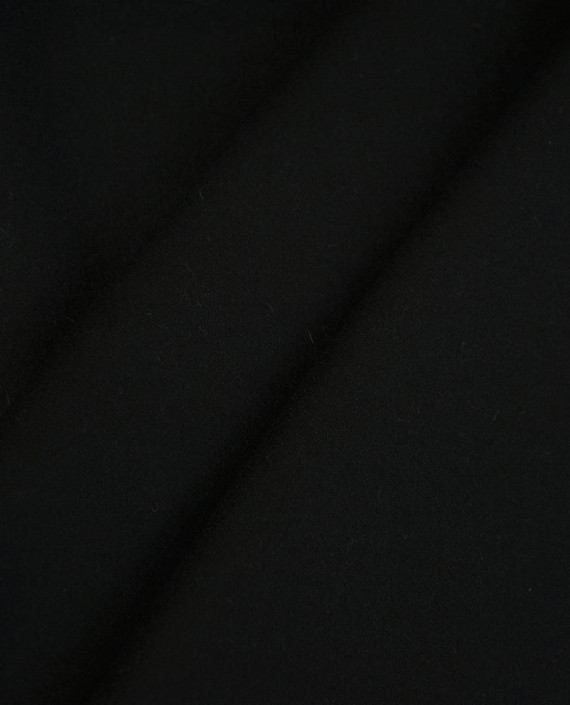 Ткань Шерсть Костюмная 2054 цвет черный картинка 1