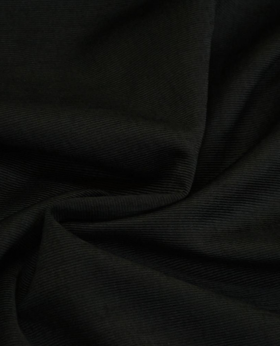 Ткань Шерсть Костюмная 2058 цвет черный полоска картинка