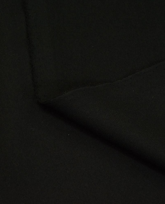 Ткань Шерсть Костюмная 2065 цвет черный картинка 2