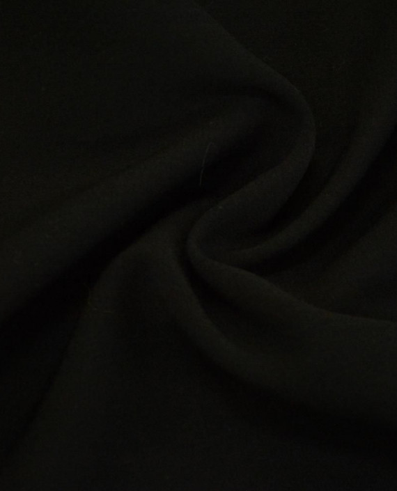 Ткань Шерсть Костюмная 2067 цвет черный картинка