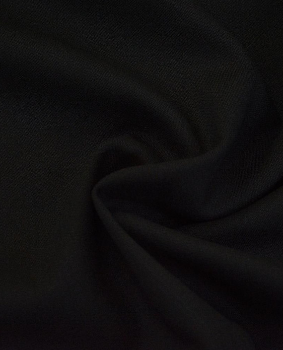 Ткань Шерсть Костюмная 2071 цвет черный картинка