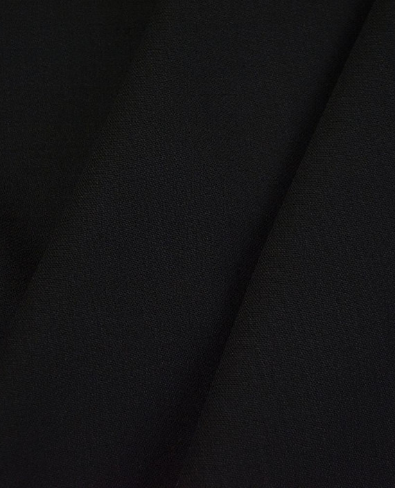 Ткань Шерсть Костюмная 2071 цвет черный картинка 1