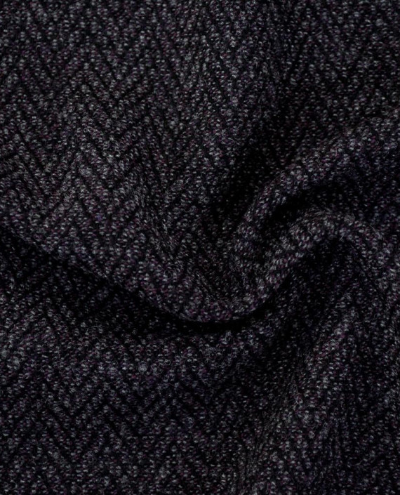 Ткань Шерсть Костюмная 2084 цвет бордовый геометрический картинка