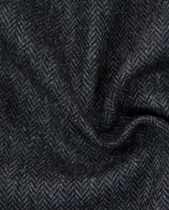Ткань Шерсть Костюмная 2086 цвет серый геометрический картинка