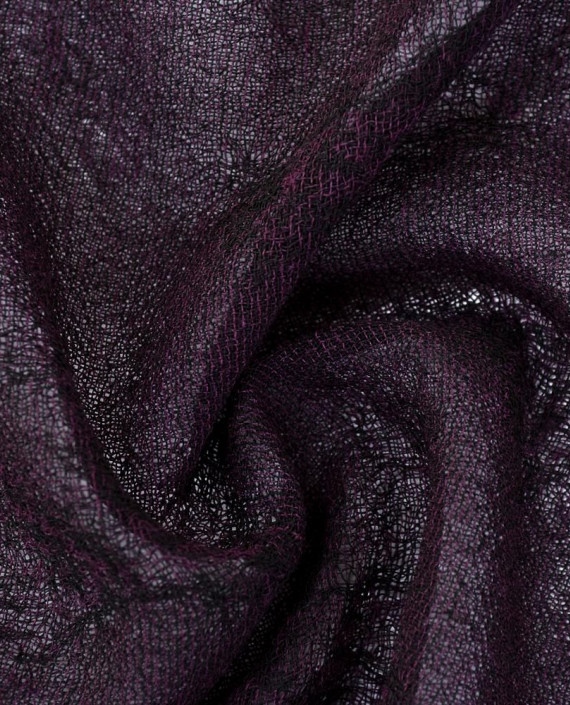 Ткань Шерсть Костюмная Марлевка 2088 цвет фиолетовый картинка