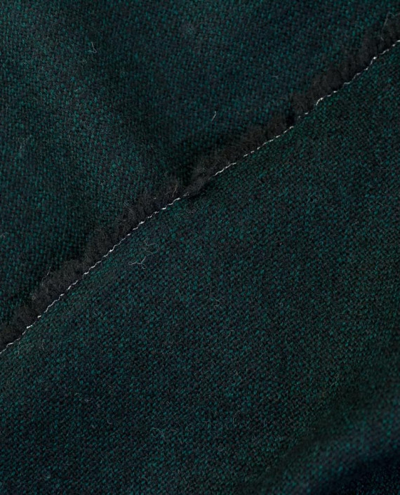 Ткань Шерсть Костюмная 2092 цвет зеленый картинка 2