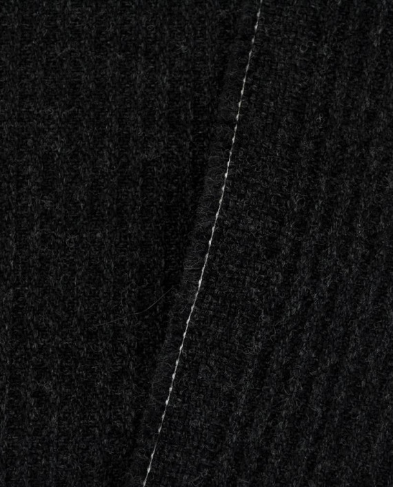 Ткань Шерсть Пальтовая 2093 цвет серый полоска картинка 2