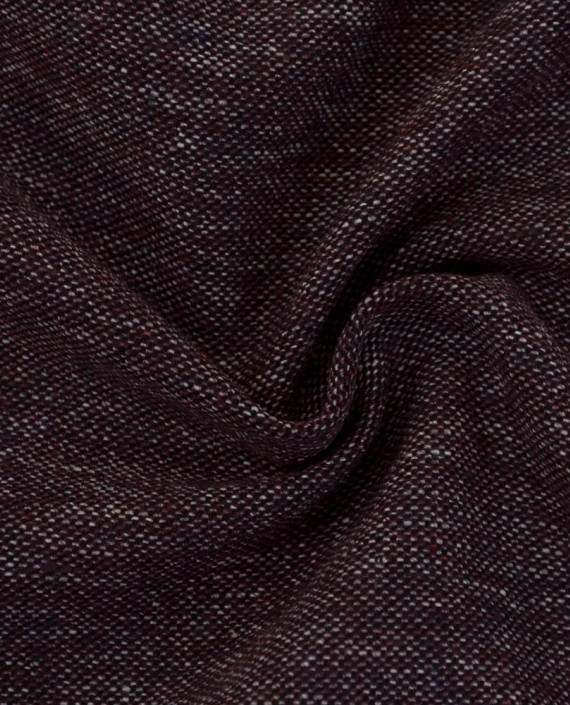 Ткань Шерсть Костюмная 2140 цвет бордовый картинка