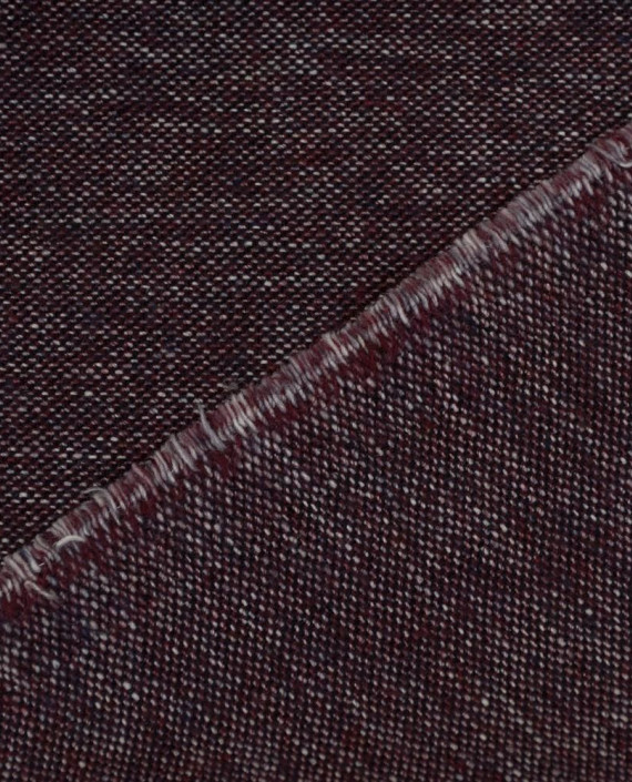 Ткань Шерсть Костюмная 2140 цвет бордовый картинка 1