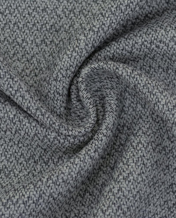Ткань Шерсть Костюмная 2142 цвет серый геометрический картинка