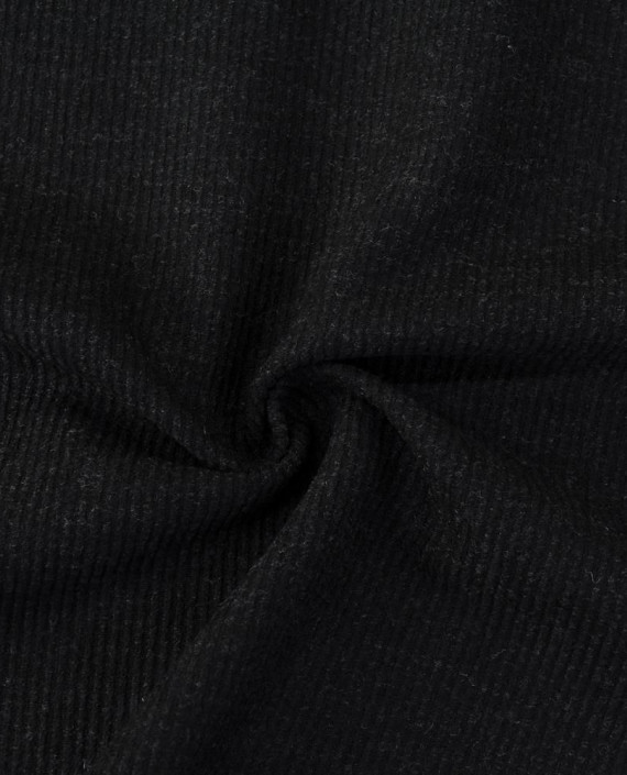 Ткань Шерсть Пальтовая 2146 цвет черный полоска картинка