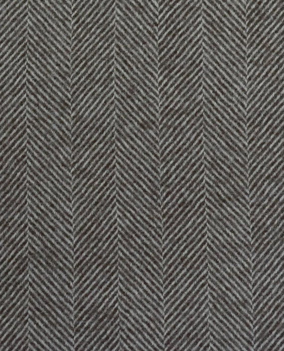 Ткань Шерсть Пальтовая 2151 цвет серый полоска картинка