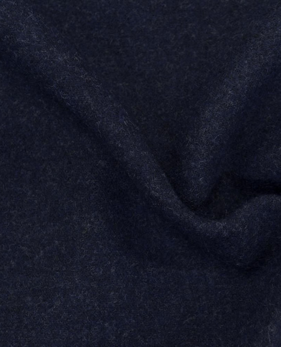 Ткань Шерсть Пальтовая 2165 цвет синий картинка