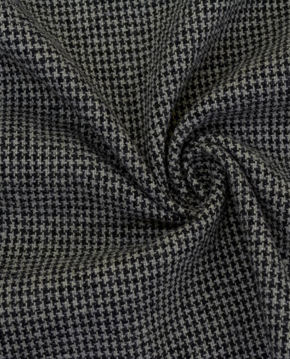 Ткань Шерсть Пальтовая 2166 цвет серый гусиная лапка картинка