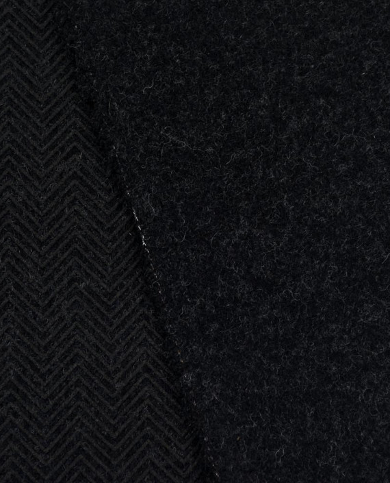 Ткань Шерсть Пальтовая 2168 цвет серый геометрический картинка 2