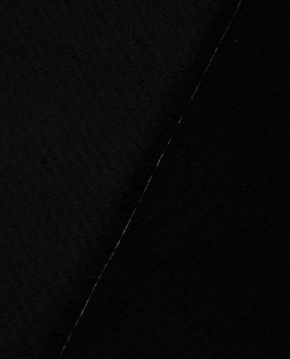 Ткань Шерсть Пальтовая 2194 цвет черный полоска картинка 2