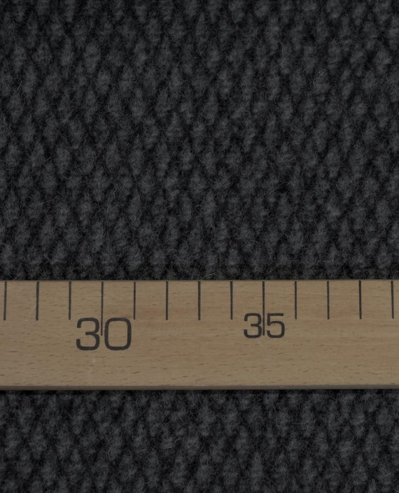 Ткань Шерсть Пальтовая 2196 цвет серый геометрический картинка 2