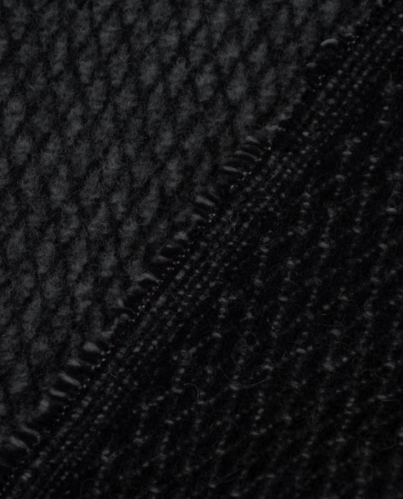 Ткань Шерсть Пальтовая 2196 цвет серый геометрический картинка 1