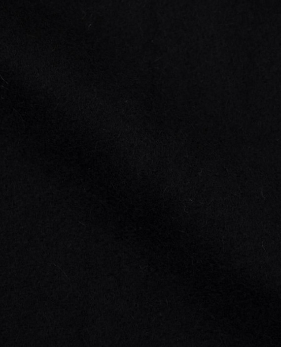 Последний отрез-2.7м Ткань Шерсть Пальтовая  12209 цвет черный картинка