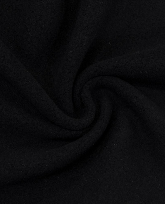 Ткань Шерсть Пальтовая 2221 цвет черный картинка