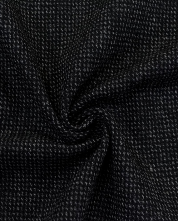 Ткань Шерсть Пальтовая 2237 цвет серый геометрический картинка