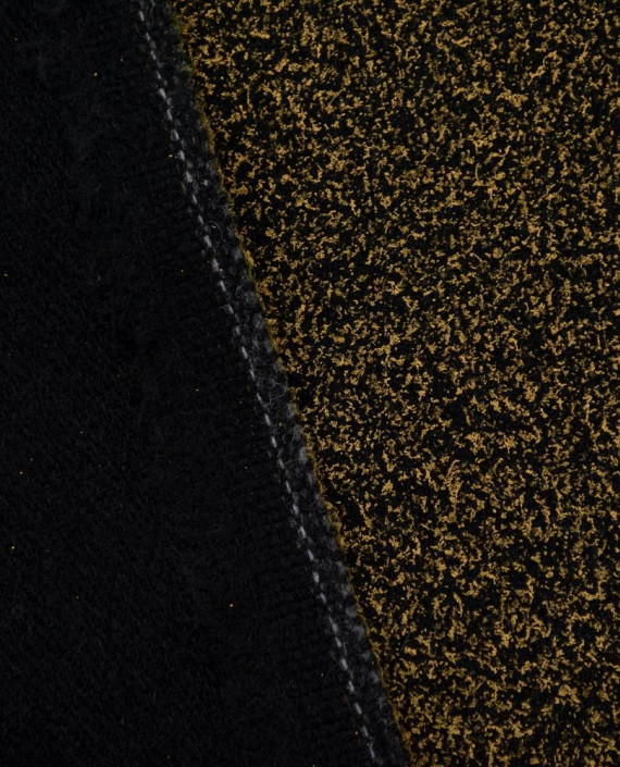 Ткань Шерсть Пальтовая 2241 цвет желтый абстрактный картинка 1
