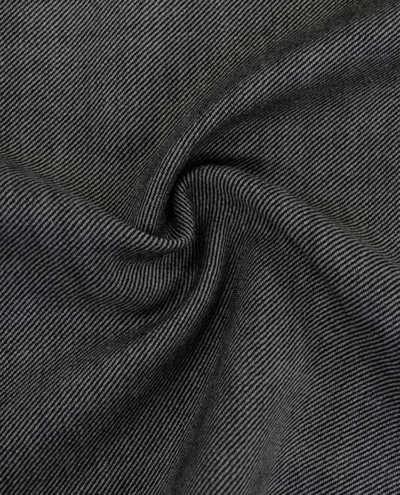 Ткань Шерсть Пальтовая 2245 цвет серый полоска картинка