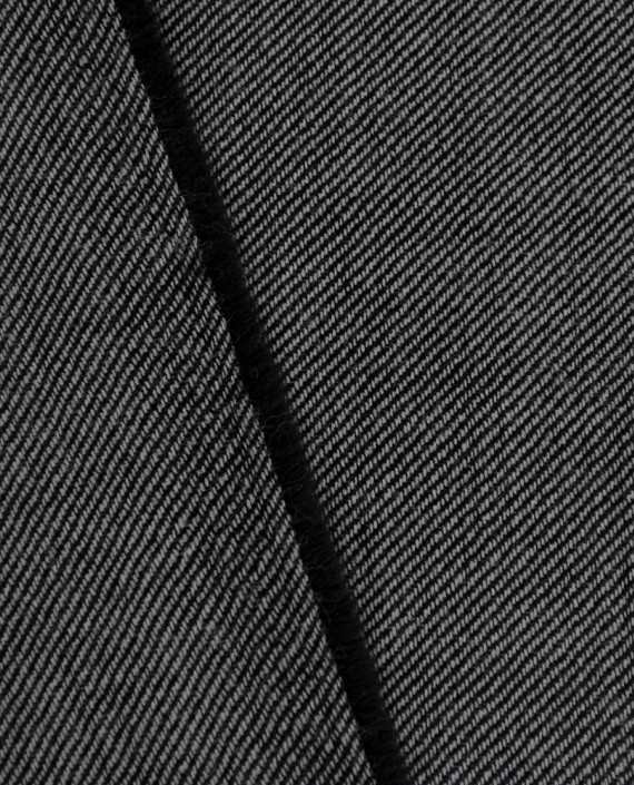 Ткань Шерсть Пальтовая 2245 цвет серый полоска картинка 2