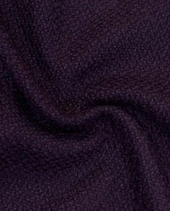 Ткань Шерсть Пальтовая 2250 цвет фиолетовый геометрический картинка
