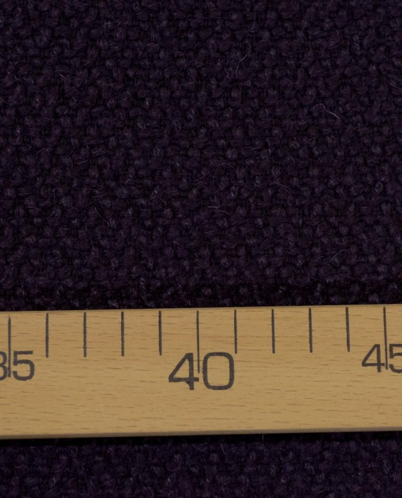 Ткань Шерсть Пальтовая 2250 цвет фиолетовый геометрический картинка 1
