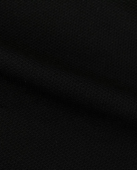 Шерсть Костюмная Креповая 2265 цвет черный картинка 1