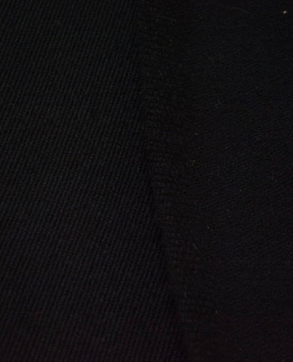 Шерсть пальтовая 2285 цвет черный полоска картинка 2