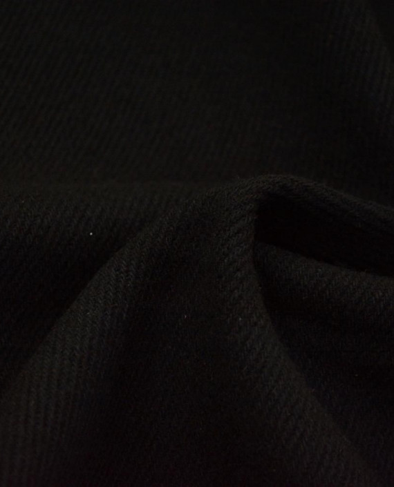 Шерсть пальтовая 2286 цвет черный полоска картинка