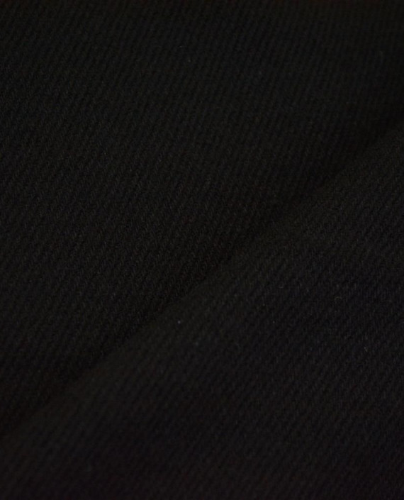 Шерсть пальтовая 2286 цвет черный полоска картинка 1