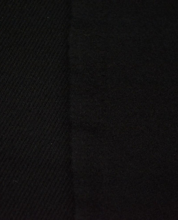 Шерсть пальтовая 2286 цвет черный полоска картинка 2