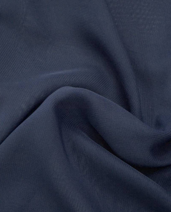 Ткань Шифон 0002 цвет синий картинка 2