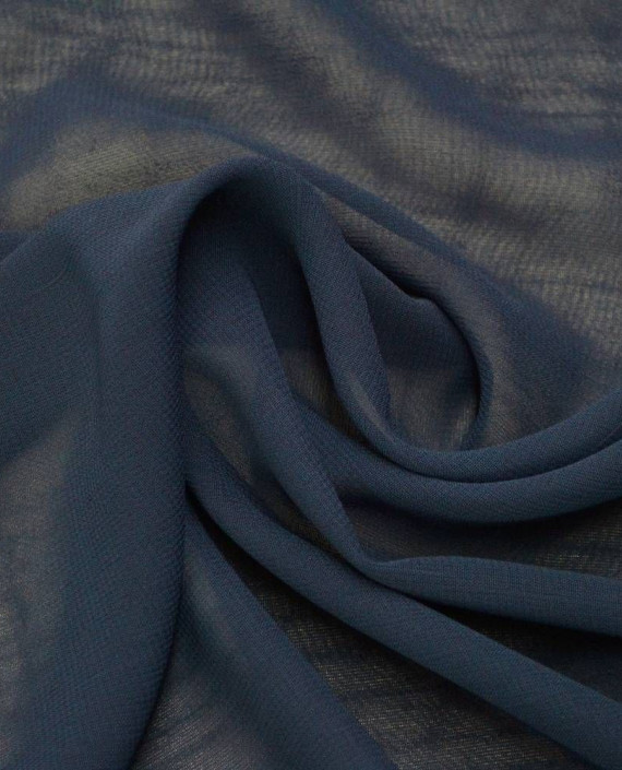 Ткань Шифон 0008 цвет синий картинка