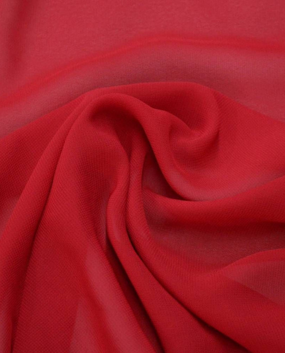 Ткань Шифон 0012 цвет красный картинка