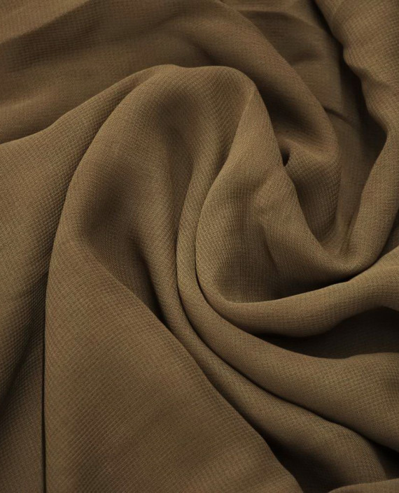 Ткань Шифон 0016 цвет коричневый картинка 2