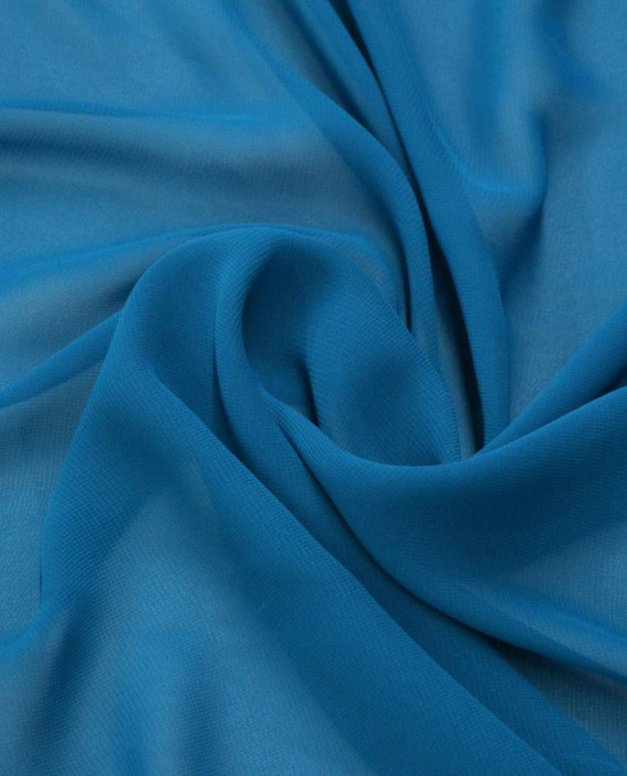 Ткань Шифон 0018 цвет синий картинка