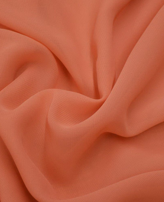 Ткань Шифон 0019 цвет оранжевый картинка 2